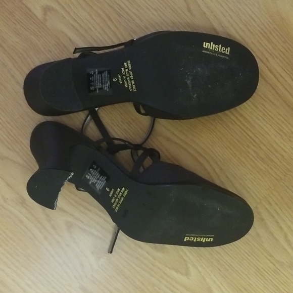 Unlisted black capped toe shoes (9) - Picture 4 of 7